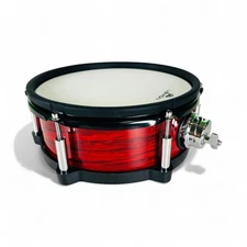 Lemon 10” x 4” RED FLAME Mesh Tom w Clamp for Roland Alesis Strike Kit