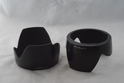 New! Lot of Two Hoods for EOS 17-55mm f/2.8 IS USM As Canon EW-83J