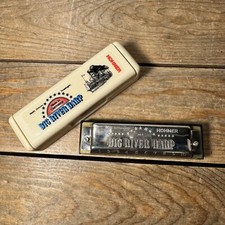 Hohner Big River Harp Harmonica With Case Key Of C Made in Germany