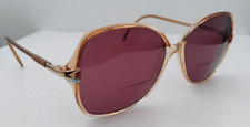 Vintage Safilo Contempora 834 Brown Translucent Oval Sunglasses FRAMES ONLY
