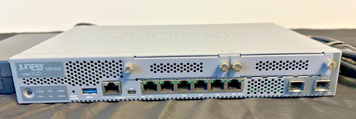Juniper Networks SRX320 6-Port Service Gateway Security Appliance Tested -190