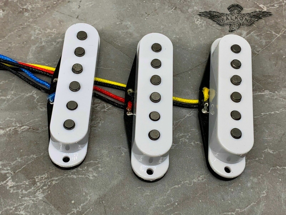 pick up アルニコ Alnico V Single Coil Pickup for In White Color | eBay