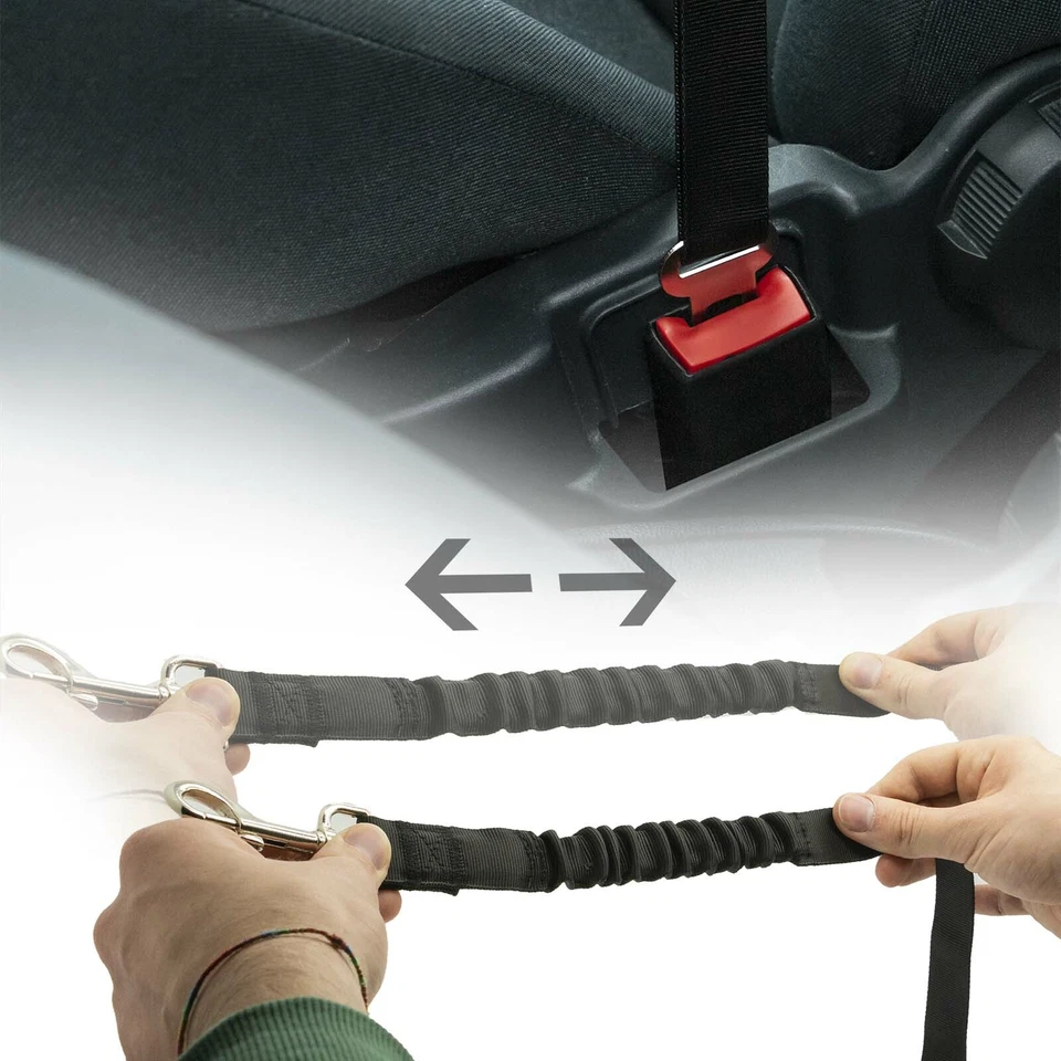 Cinturón Verbindungs-Gurt Ajustable Auto Pkw Perros Animal Cinturón de Seguridad - Imagen 4 de 4