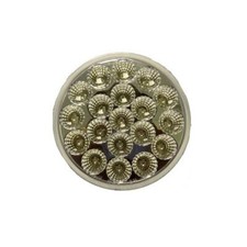 4 Inch Round 19 Diode Red Stop, Tail & Turn LED Light Clear Lens (TLED-419CR)