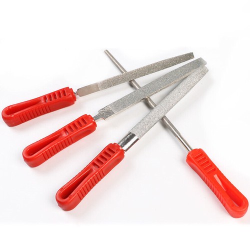 6/8/10/12 Inch Half Round, Flat, Triangular Diamond File For Stone Metal Model - Picture 7 of 9