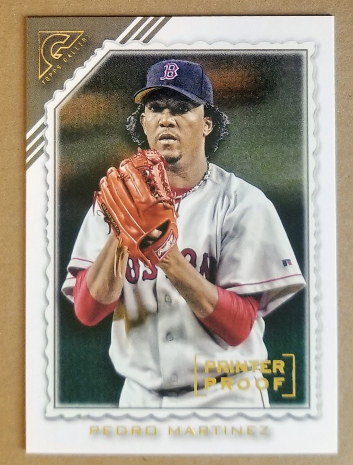 2022 Topps Gallery Pedro Martinez Printer Proof Parallel #10 Boston Red Sox