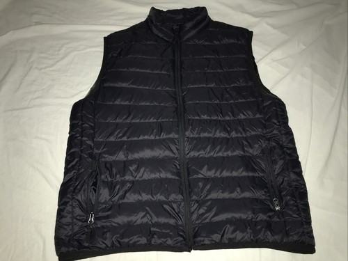 Black Quilted Puffer Vest Size 2XL | eBay