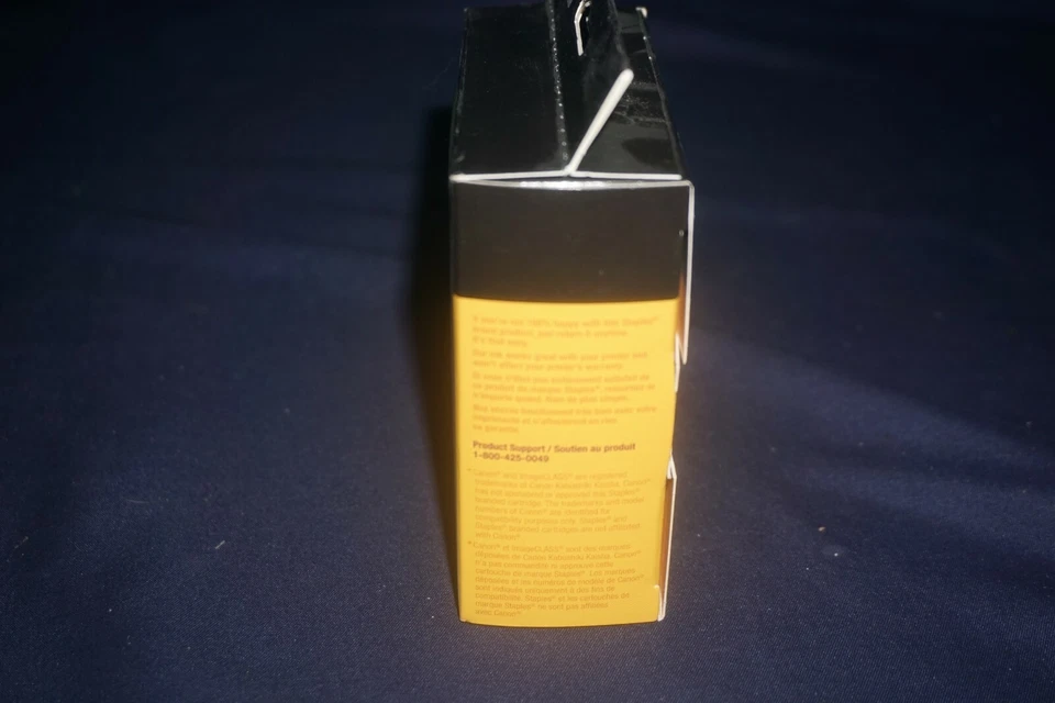 STAPLES REMANUFACTURED INJET PRINT CARTRIDGE CANON PGI-5 BLACK EXPIRED 2008 - Image 2 of 4