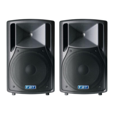 2x FBT HiMaxX 60A 15 Zoll Bi-Amplified Processed Aktivlautsprecher