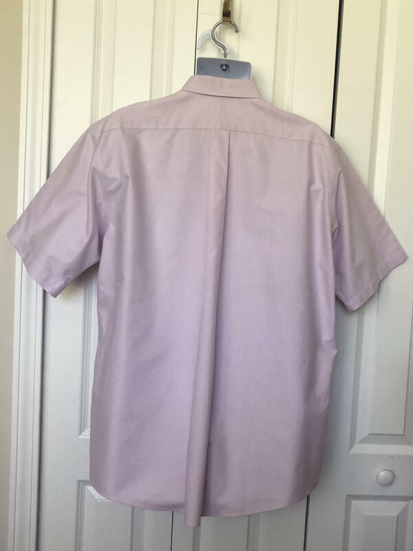 L.L. BEAN  EUC Button-Down Collar Pale Lavender C… - image 5