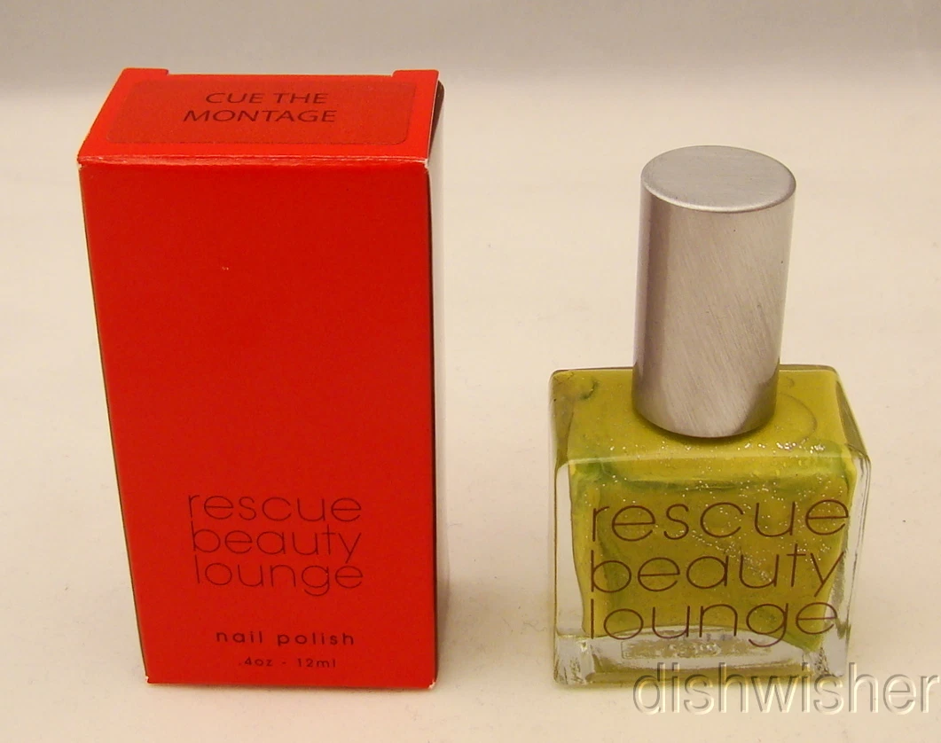 NEW Rescue Beauty Lounge CUE DE MONTAGE USA Nail Polish 4 oz 12 ml NIB HTF