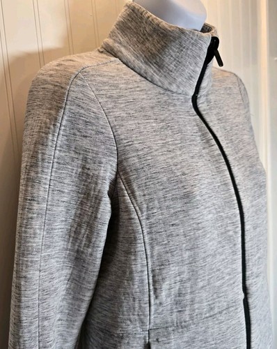 Lululemon Going Places Jacke meliert grau gesprenkelt sportlich 8? Athleisure Zip - Bild 4 von 17