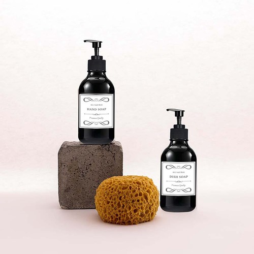 2 Piezas 500ml Dispensador de Jabón Champú Acondicionador Botellas Vacías con 6 Etiquetas - Imagen 16 de 18