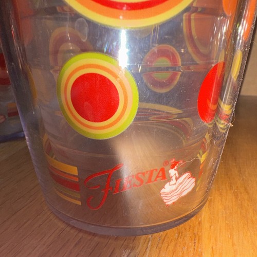 4 Tervis Double Walled Fiesta Insulated Tumbler Cups Colorful Circles 16oz - Picture 2 of 6