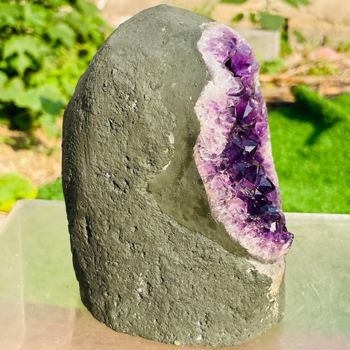 3.92lb Natural Purple Amethyst Geode Quartz Cluster Crystal Specimen Healing - Picture 4 of 10