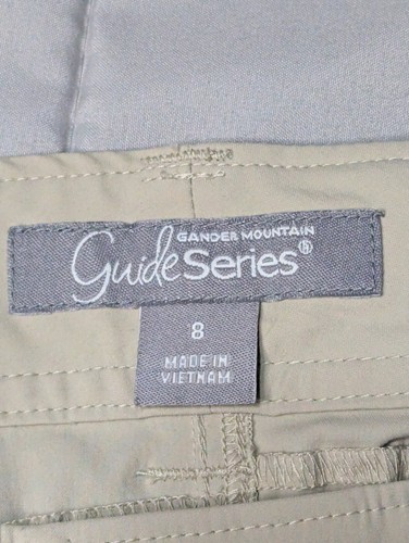 Pantalones para mujer Gander Mountain Guide Series Trailhead convertibles grises talla 8 nuevos con etiquetas - Imagen 5 de 13