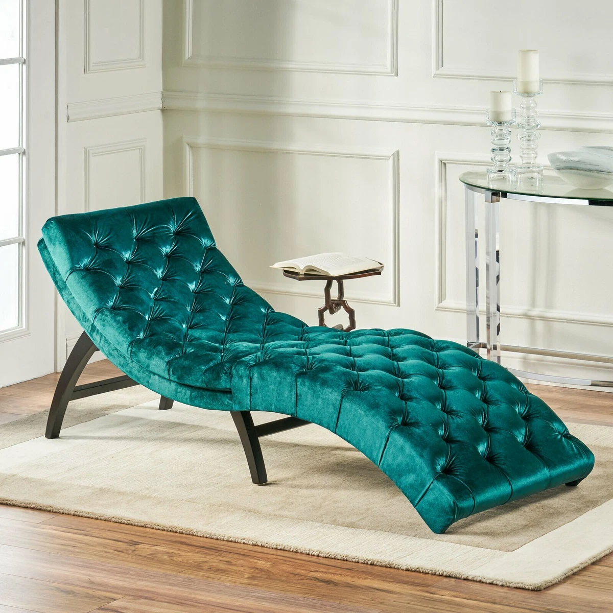Tufted chaise lounge new arrivals