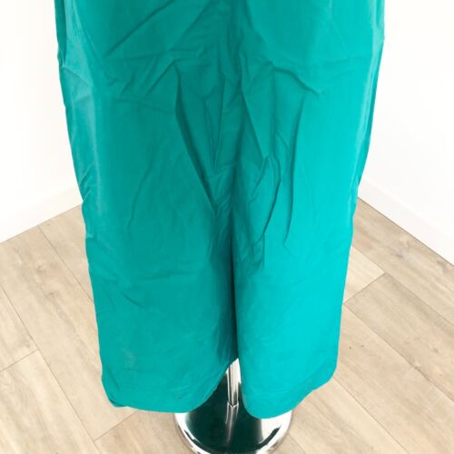 Kookai Poplin Strapless Dress Womens EU 40 AU 12 Teal Pleated Fit & Flare New - Picture 4 of 13