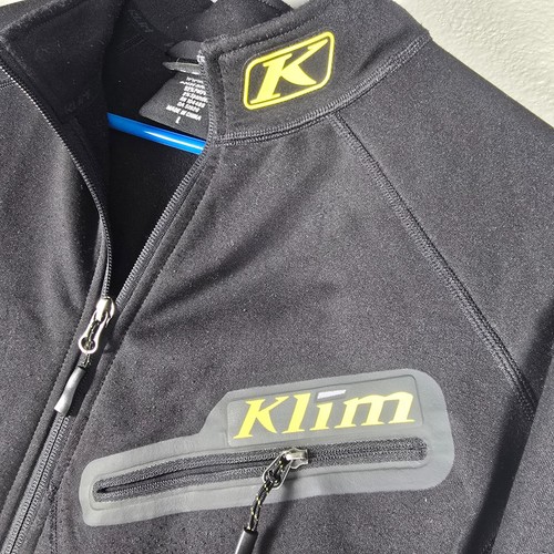 Klim Jacket Large Black Softshell Motorcycle Full Zip High Collar - Bild 6 von 12