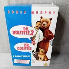 DR DOLITTLE 1 & 2 BOXSET VHS - RARE RETRO VIDEO TAPE