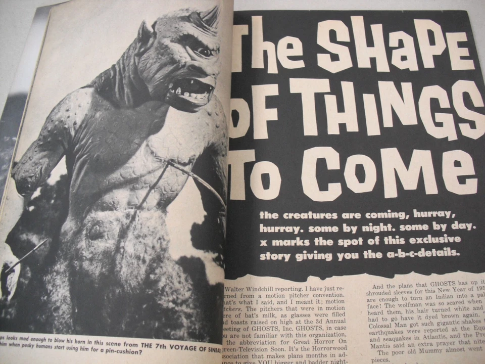"FAMOUS MONSTERS OF FILMLAND" 1969 YEARBOOK FINE+! `MUMMY`S HAND` GRAPHIC NOVEL! - Image 4 of 4