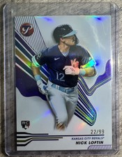 2024 TOPPS PRISTINE NICK LOFTIN PURPLE REFRACTOR 22/99🔥🔥ROYALS🔥🔥