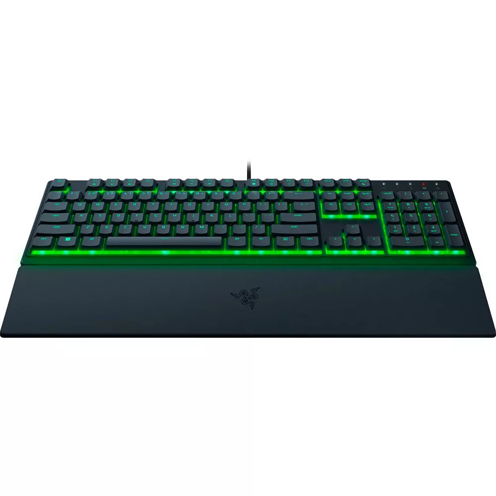  Razer Ornata V3 X Gaming Keyboard: Low-Profile Keys - Silent  Membrane Switches - Spill Resistant - Chroma RGB Lighting - Ergonomic Wrist  Rest - Classic Black : Video Games