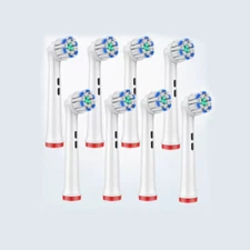 8Pcs Soft Protection Type Replacement Toothbrush Brush Heads For  3709