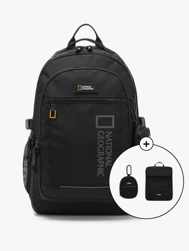 NATIONAL GEOGRAPHIC - MOCHILA SUAVE MOCHILA UNISEX 31L N251ABG580 / NEGRA