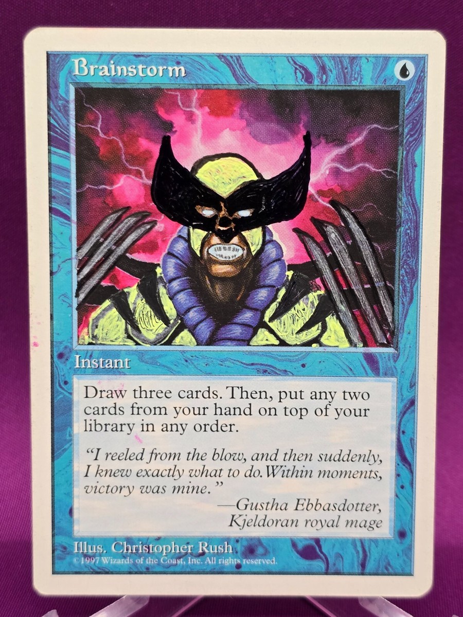 Brainstorm x4 5th Edition ALTERED Marvel Deadpool Wolverine