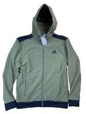 adidas ZNE Full Zip PrimeGreen Hoodie Tech Hooded Jacket Knit Z.N.E. Men Size M