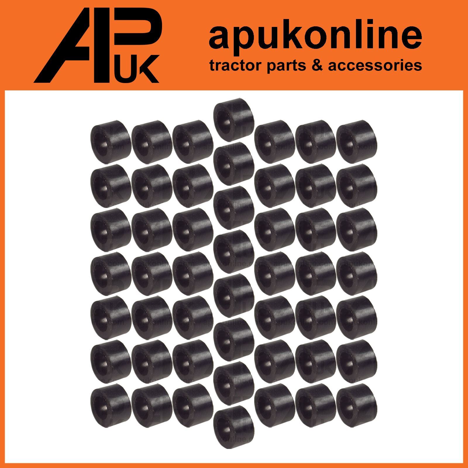50x Fuel Pipe 1/4" Rubber Olives for Landini 5860 5870 6060 6500 6530