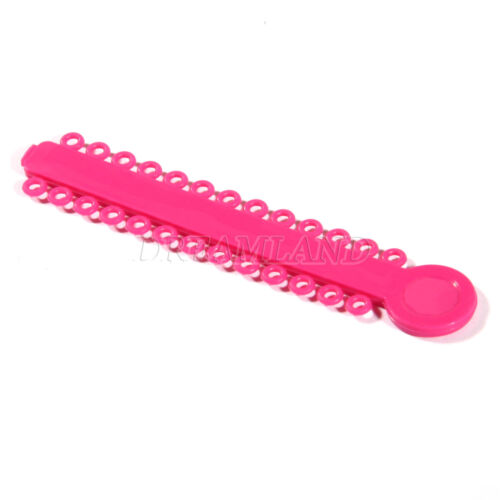 1040 Stck. Ligaturkrawatte Zahnkieferorthopädie Ring Elastisch Latexbänder 45 Farben - Bild 260 von 496