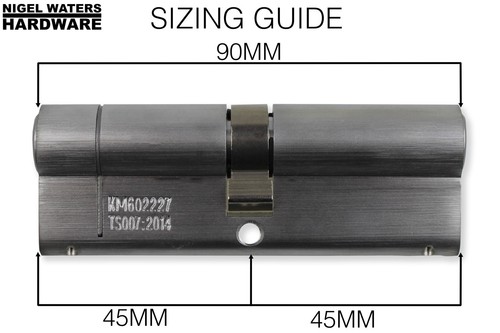 Upvc Door Lock Euro 1 Star Anti Snap Cylinder Barrel pvc Door 5 Keys Kite Marked - Picture 6 of 6