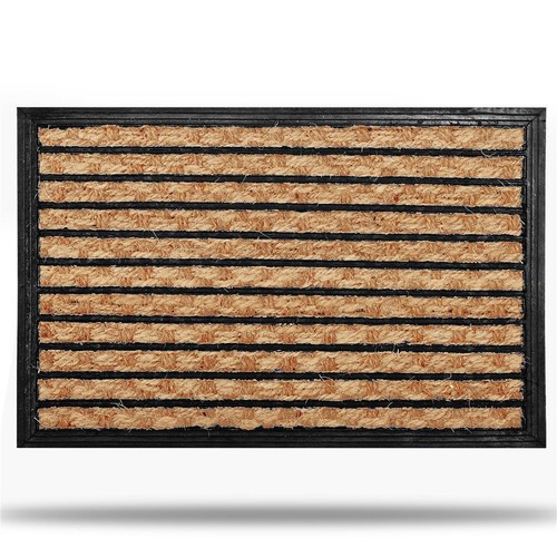 Heavy Duty Welcome Door Mat Outdoor Indoor Entrance Floor Mat Non-Slip Coir Mat - Picture 6 of 9