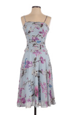 Sue Wong Floral Silk Dress