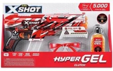 ZURU X-Shot Hyper Gel Clutch Blaster 5000 Gellets 150 FPS Eyewear NEW SEALED 14