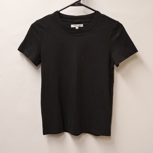 Madewell Premium Standard 01 The Vintage Shrunken Tee in Black Item NQ456 - Picture 6 of 11
