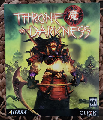 Throne of Darkness (2001) PC Big Box NEW US RETAIL FACTORY SEALED Samurai RPG