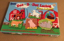 Lauri Dot 2 Dot Lacing Farm Animals