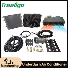 12V Electric Cool&Heat Universal Underdash Air Conditioner DC Auto Car A/C Kit