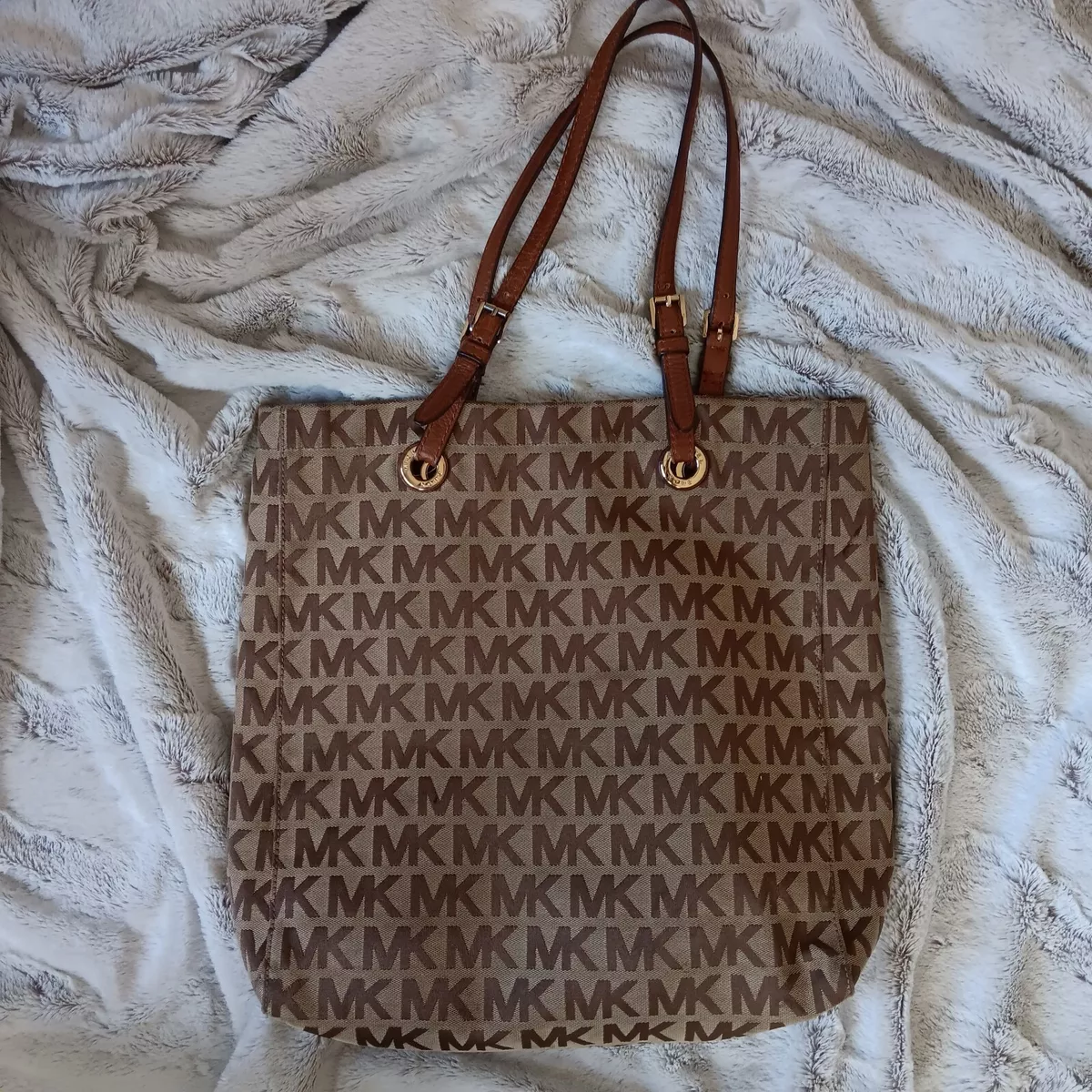 Michael Kors Kids Monogram Logo Tote Bag - Brown