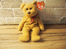 vintage Beanie Babies Curly with errors on tags rare ? 1993 1996 #F