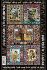 Belgium 2016 Endangered animal elefant icebear tiger     m/s  mnh us