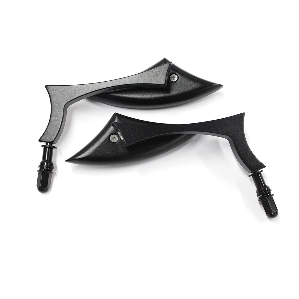 Espejo retrovisor para motocicleta Cruiser 8 mm 10 mm para Harley Davidson Heritage Softail Foto 3 de 4