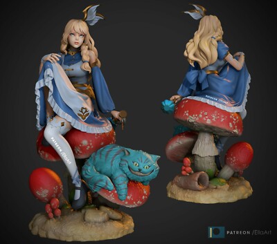 【PQ STUDIO】[1:8 ALICE] オリジナル　ガレキ 1/12th, 1/10th, 1/8th or 1/6th Scale Alice In Wonderland Resin