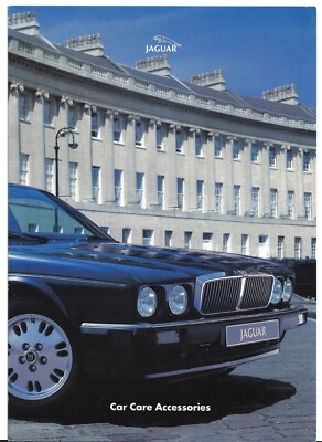 Jaguar Car Care Accessories 1994-1995 UK Market Foldout Sales Brochure