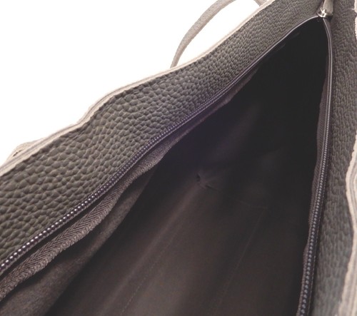 BATH & BODY WORKS BLACK FRIDAY 2017 GREY LEATHER STYLISH TOTE NEW! - Picture 8 of 8