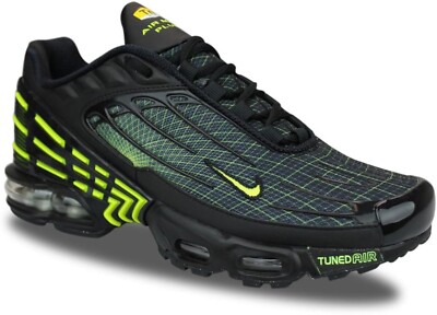 Nike Air Max Plus One TN 3 Running Sneakers Retro Tuned Black