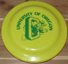 1985 UNIVERSITY OF OREGON DUCKS 9" FRISBEE, WALT DISNEY DONALD DUCK WDP